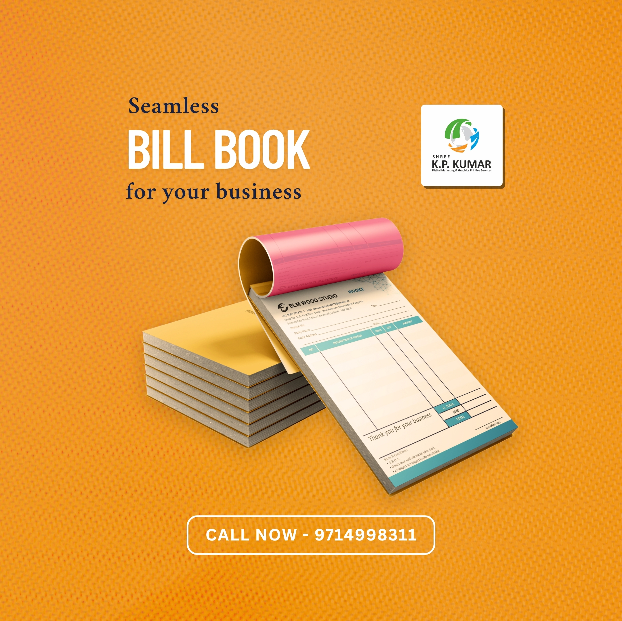 Custom Billbook Printing Service