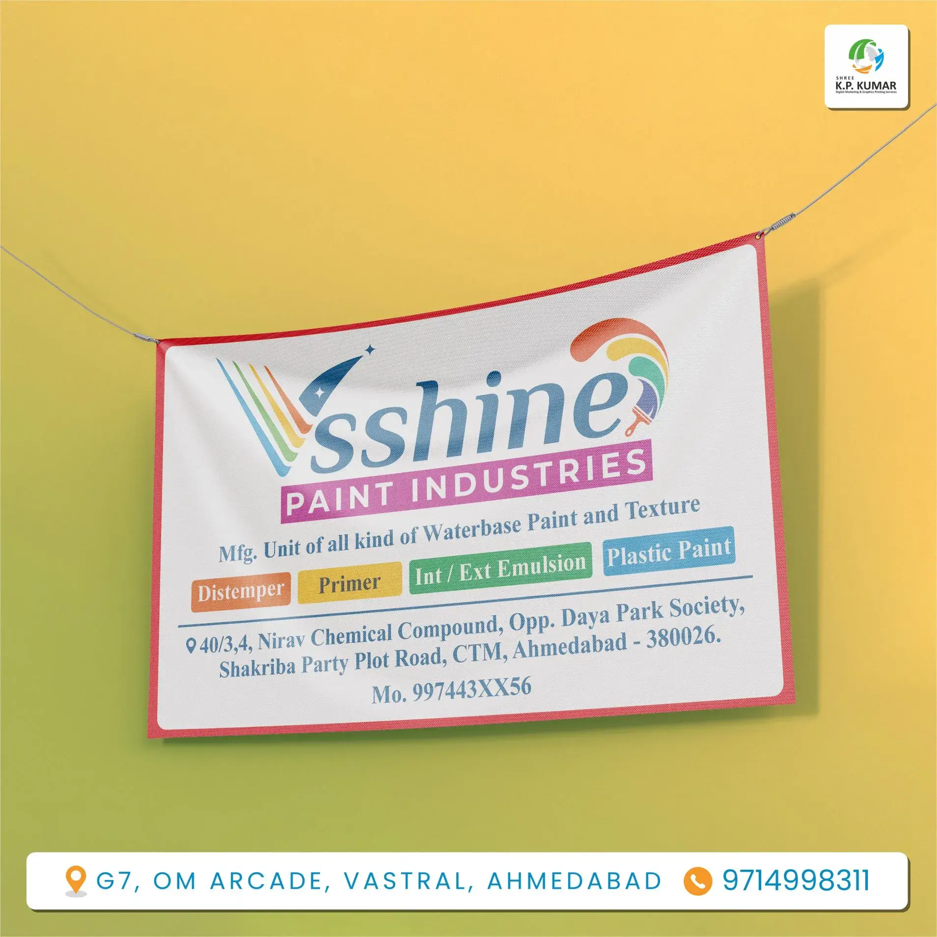 Flex Banner Printing in Vastral Ahmedabad